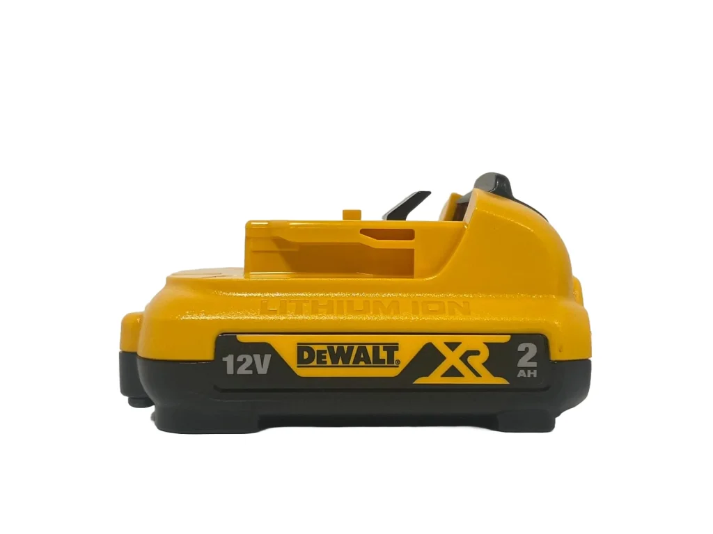 DeWalt 12 v XR Slide 2.0ah Li-ion Battery DCB127-XJ- side 2
