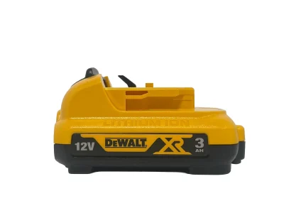 DeWalt 12 v XR Slide 3.0ah Li-ion Battery DCB124-XJ-side 1