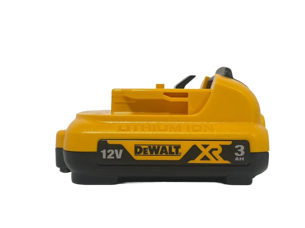 DeWalt 12 v XR Slide 3.0ah Li-ion Battery DCB124-XJ- side 2