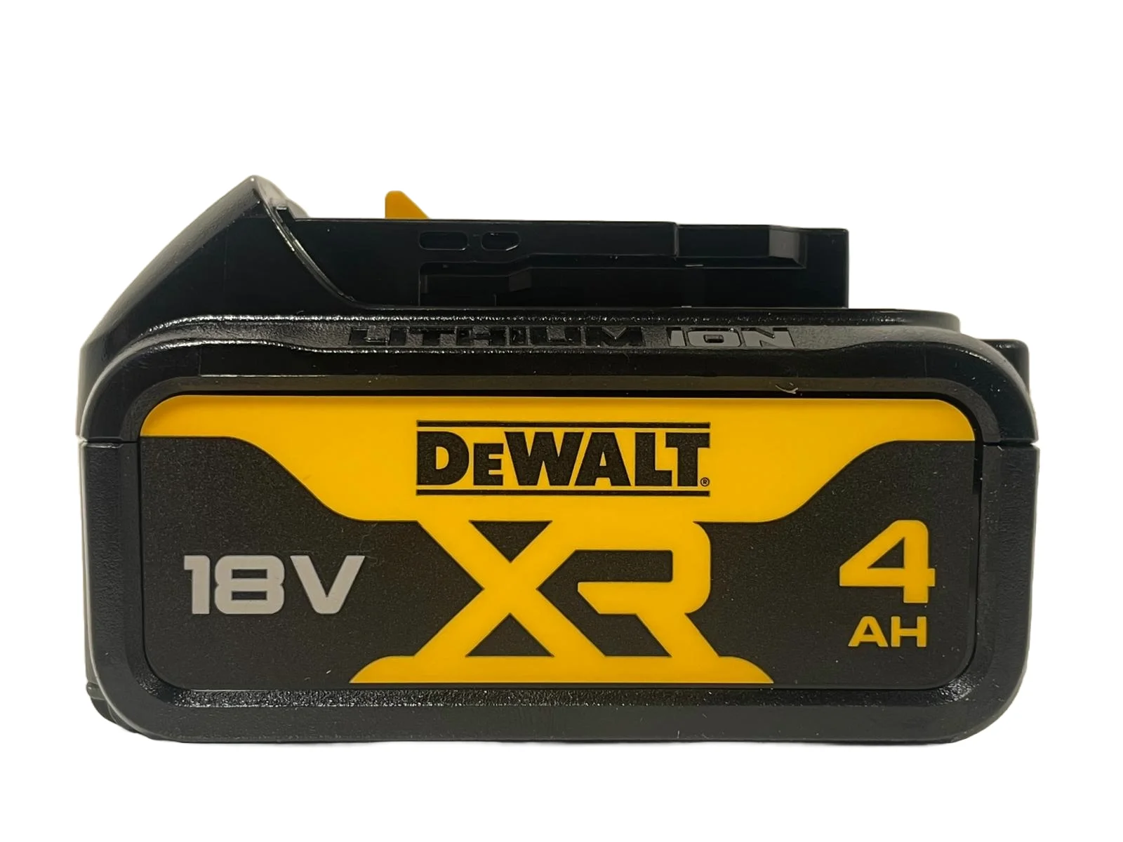 DeWalt 18 v XR Slide 4.0ah Li-ion Battery DCB182- side 1