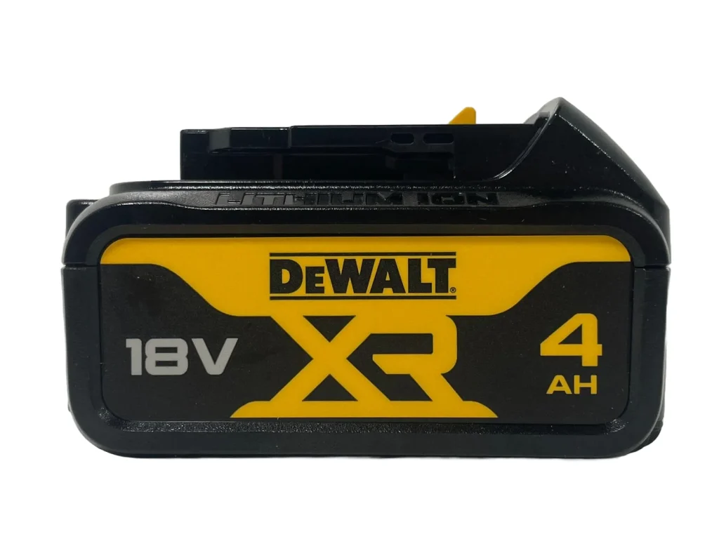 DeWalt 18 v XR Slide 4.0ah Li-ion Battery DCB182- side 2