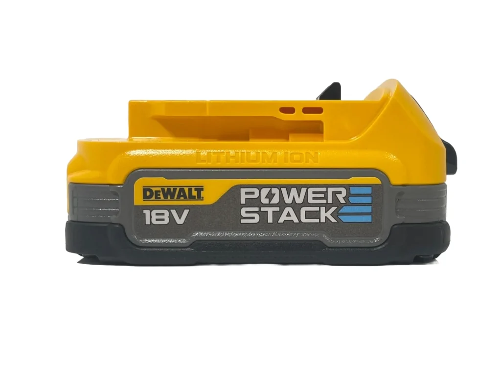 DeWalt 18v XR Powerstack 1.7Ah Lithium-Ion Battery DCBP034-XJ- side 2