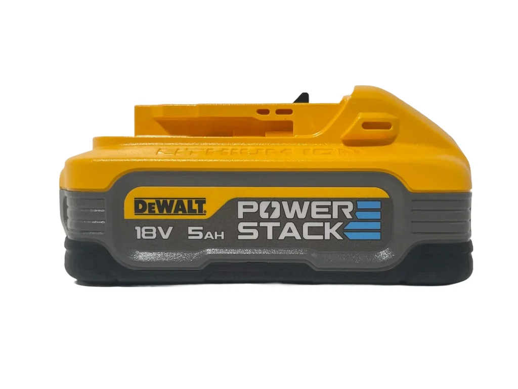 DeWalt 18v XR Powerstack 5Ah Lithium-Ion Battery DCBP518-XJ- side 2