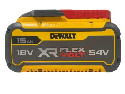 DeWalt 18v54v XR FLEXVOLT 15.0Ah Convertible Lithium-Ion Battery DCB549 - side 1