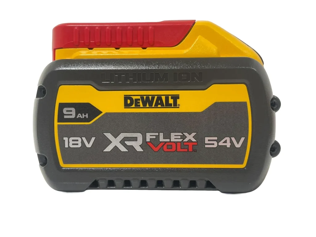 DeWalt 18v54v XR FLEXVOLT 9.0Ah Convertible Lithium-Ion Battery DCB547- side 2