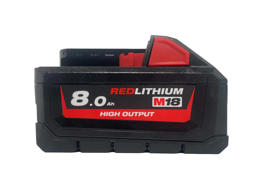 milwaukee-18volt-lithum-high-output-8ah-battery-M18HB8-side 2