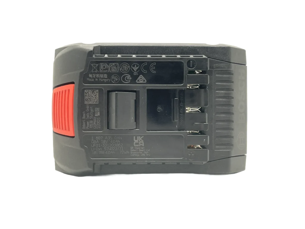 Bosch 18v 4ah ProCore Personalised Power Tool Battery Decal - top
