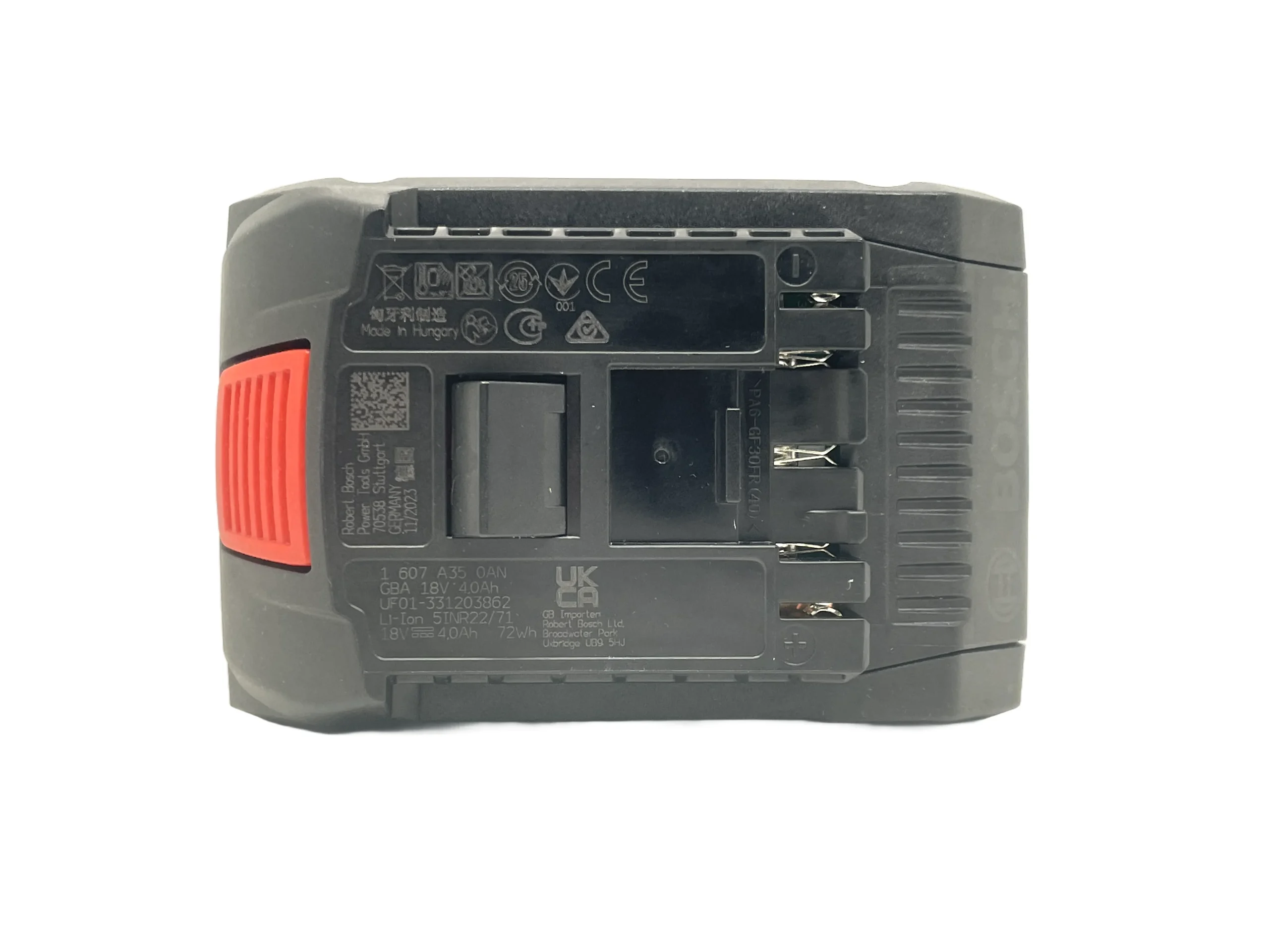 Bosch 18v 4ah ProCore Personalised Power Tool Battery Decal - top