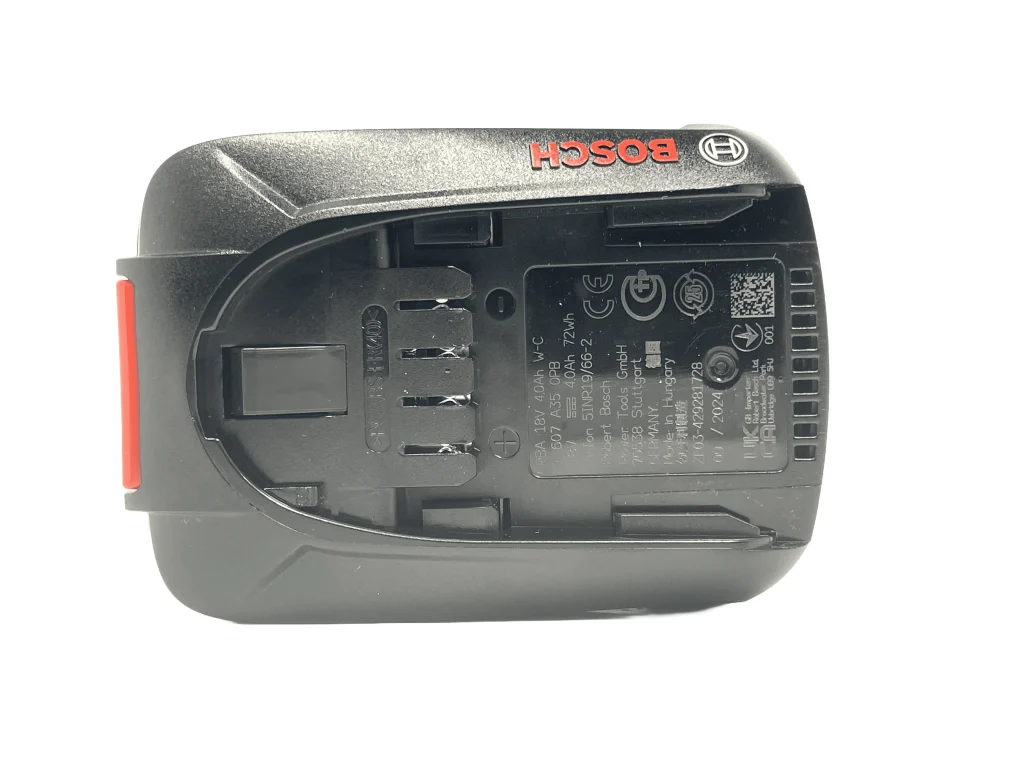Bosch 18v 4ah all alliance power plus Personalised Power Tool Battery Decal - top