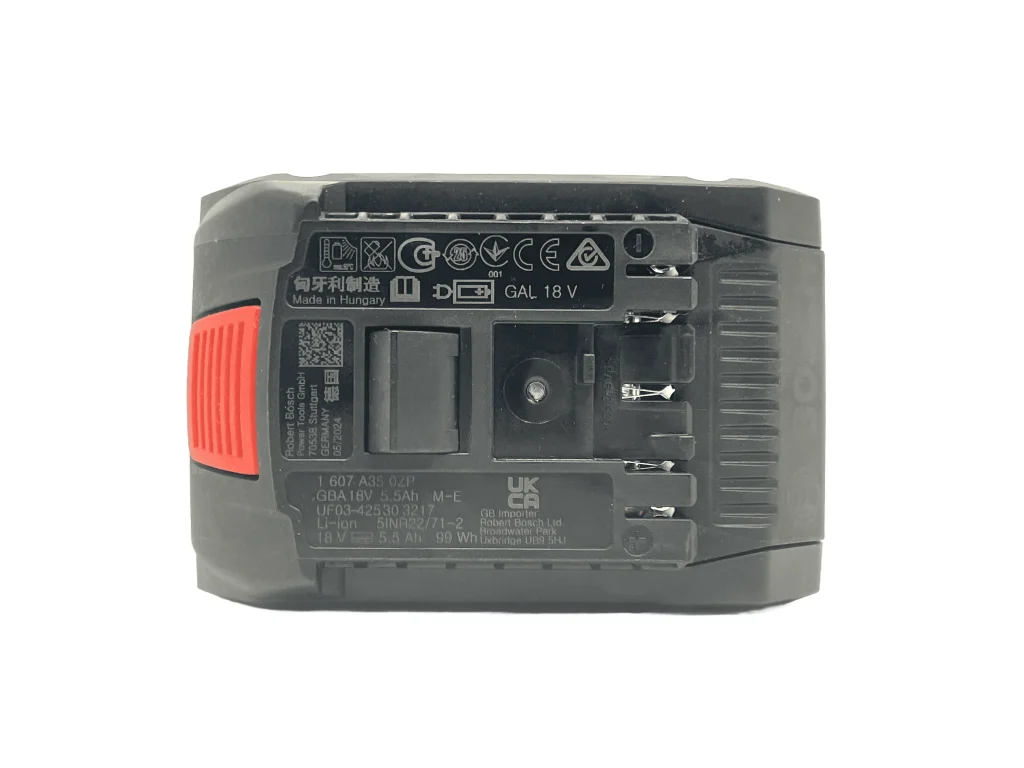 Bosch 18v 5.5ah PrCore AmpShare Personalised Power Tool Battery Decal - top
