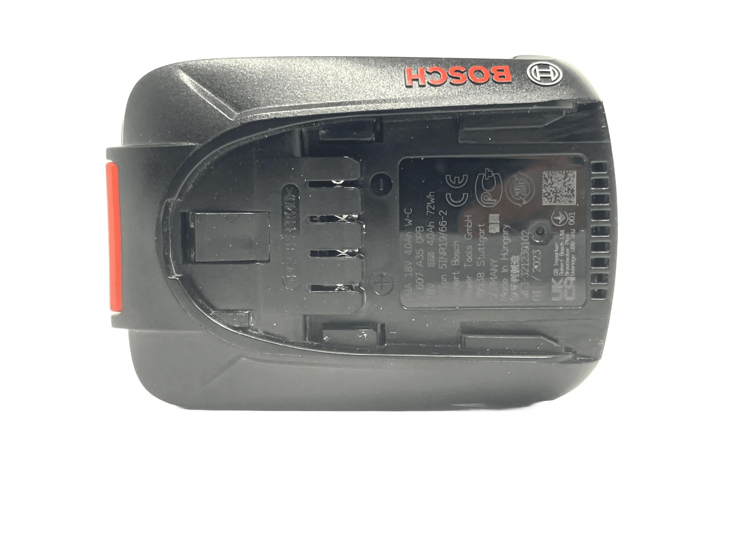 Bosch 18v 6ah all alliance power plus Personalised Power Tool Battery Decal - top