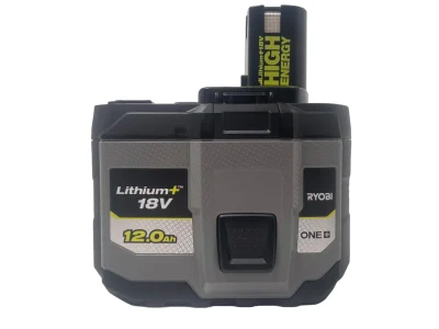 Ryobi 18V ONE+ 12.0Ah Lithium+ High Energy Battery Pack Personalised Power Tool Battery Decal - side 1