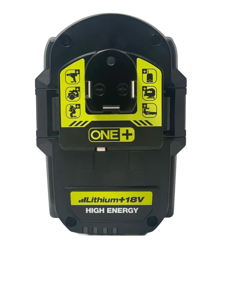 Ryobi 18V ONE+ 12.0Ah Lithium+ High Energy Battery Pack Personalised Power Tool Battery Decal - top