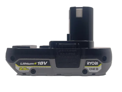 Ryobi 18V ONE+ 2.5Ah Lithium+ Battery Pack Personalised Power Tool Battery Decal - side 1