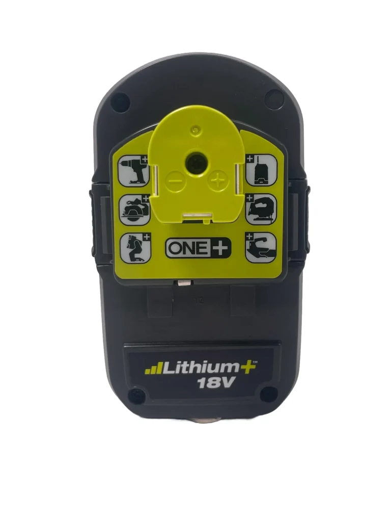 Ryobi 18V ONE+ 2.5Ah Lithium+ Battery Pack Personalised Power Tool Battery Decal - top