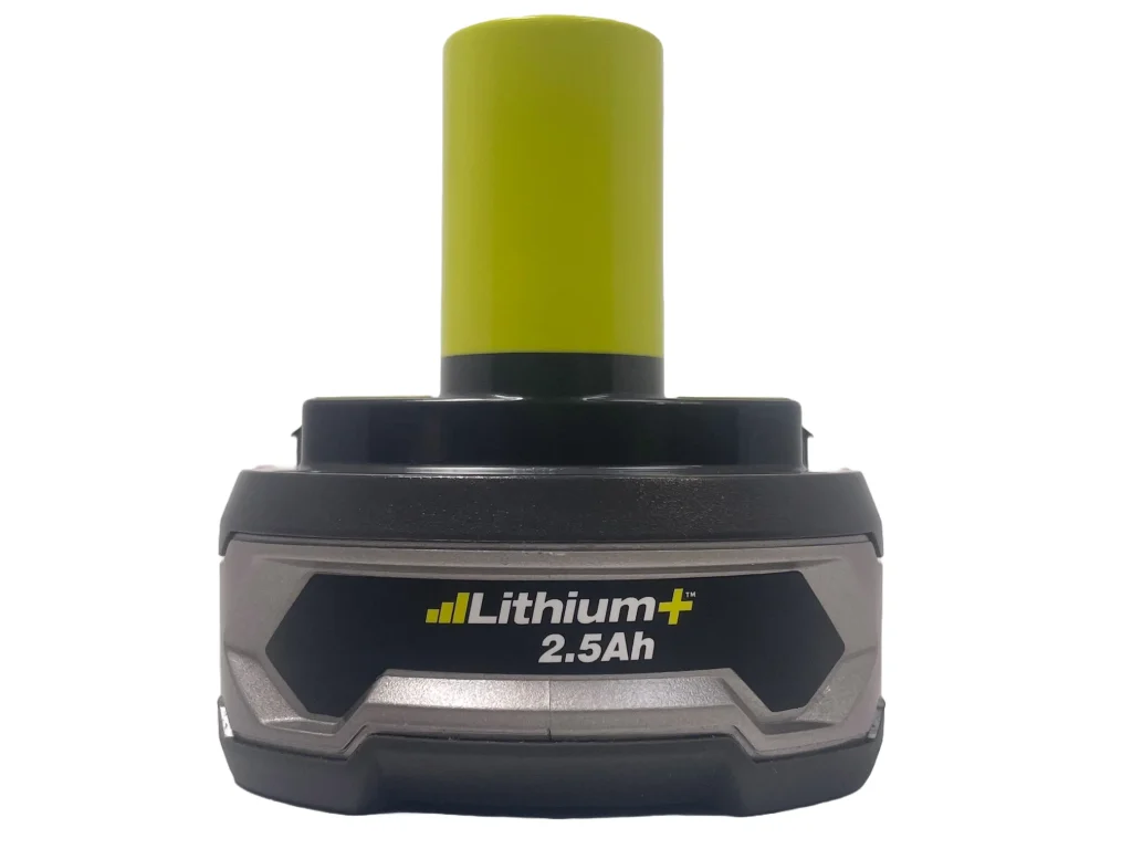 Ryobi 18V ONE+ 2.5Ah Lithium+ High Energy Battery Pack Personalised Power Tool Battery Decal - front