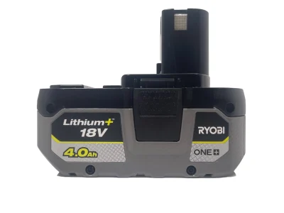 Ryobi 18V ONE+ 4.0Ah Lithium+ Compact Battery Pack Personalised Power Tool Battery Decal - side 1