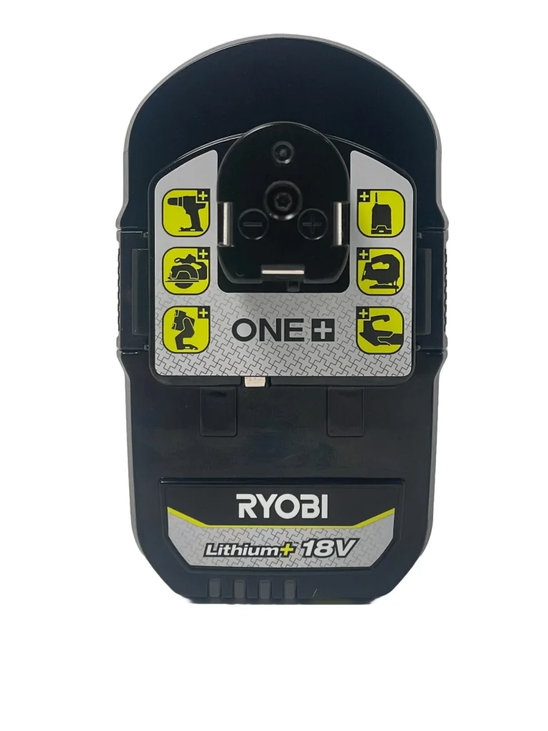 Ryobi 18V ONE+ 4.0Ah Lithium+ Compact Battery Pack Personalised Power Tool Battery Decal - top