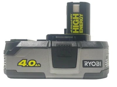 Ryobi 18V ONE+ 4.0Ah Lithium+ High Energy Battery Pack Personalised Power Tool Battery Decal - side 1