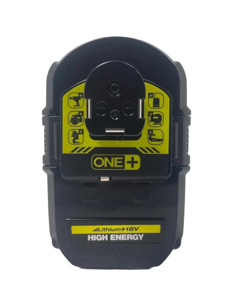 Ryobi 18V ONE+ 4.0Ah Lithium+ High Energy Battery Pack Personalised Power Tool Battery Decal - top