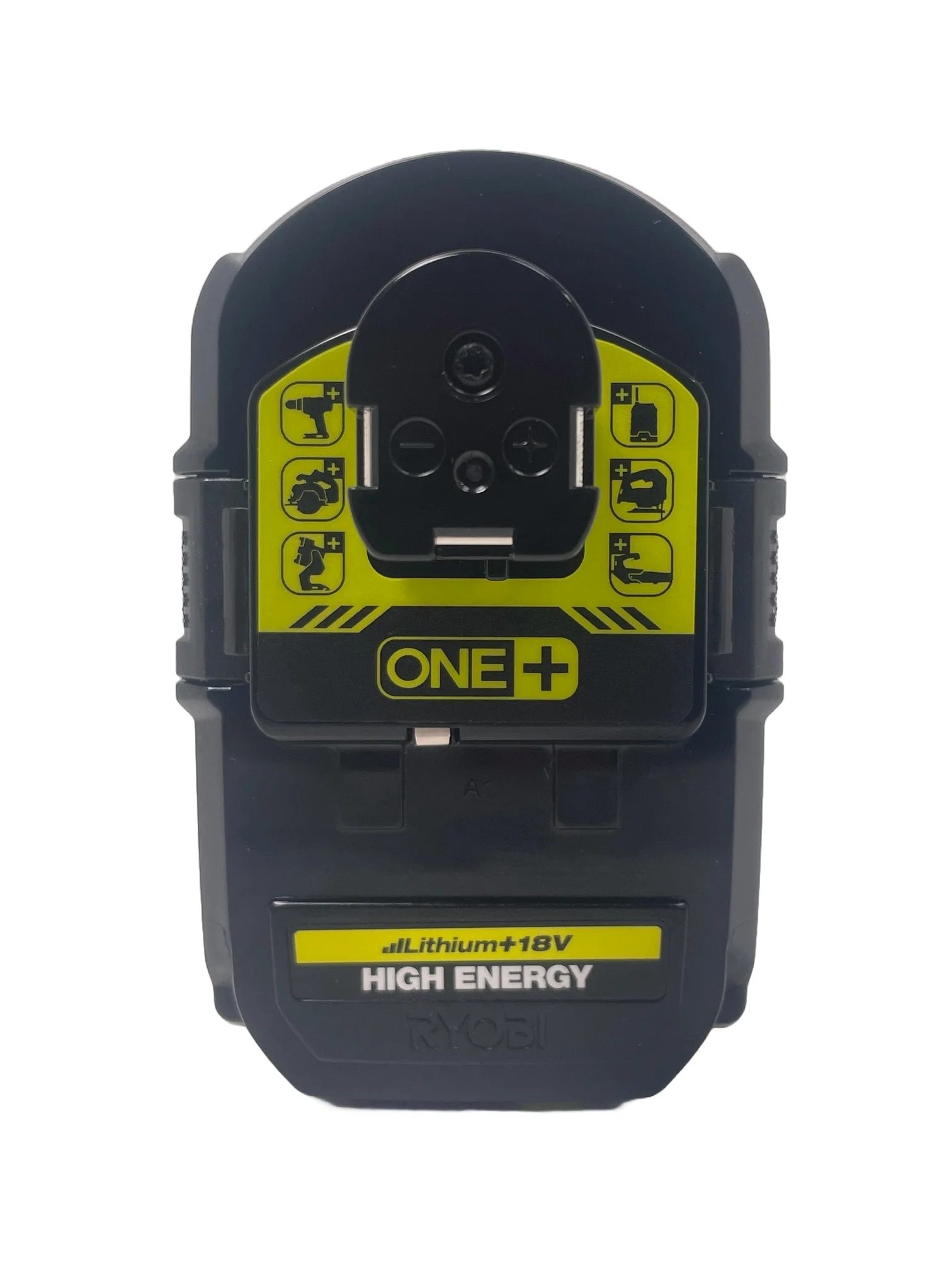Ryobi 18V ONE+ 4.0Ah Lithium+ High Energy Battery Pack Personalised Power Tool Battery Decal - top