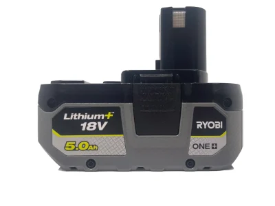 Ryobi 18V ONE+ 5.0Ah Lithium+ Compact Battery Pack Personalised Power Tool Battery Decal side 1