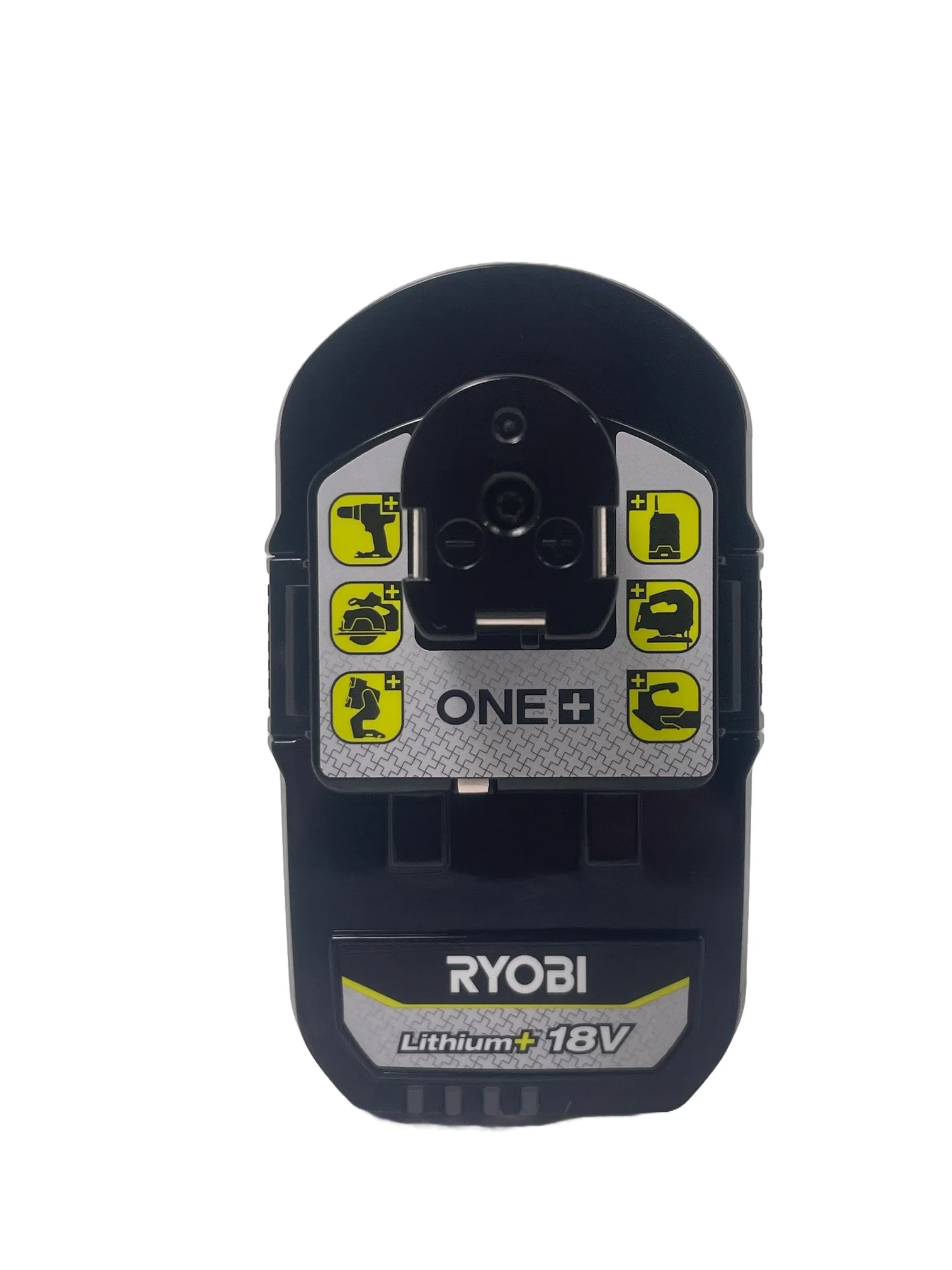 Ryobi 18V ONE+ 5.0Ah Lithium+ Compact Battery Pack Personalised Power Tool Battery Decal - top