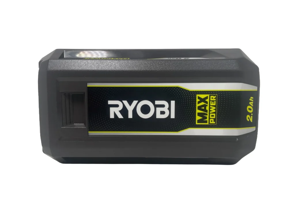 Ryobi 36V MAX POWER 2.0Ah Lithium+ High Energy Battery Pack Personalised Power Tool Battery Decal - bottom