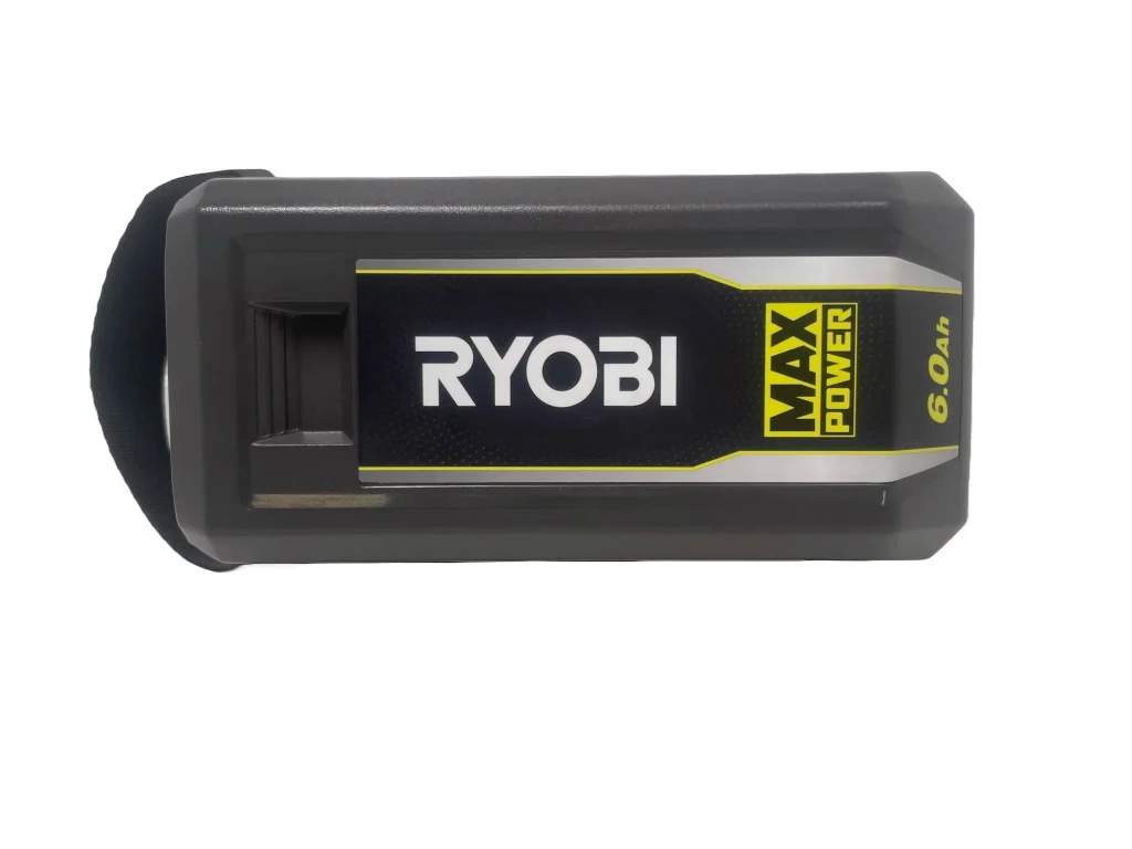 Ryobi 36V MAX POWER 6.0Ah Lithium+ High Energy Battery Pack Personalised Power Tool Battery Decal - bottom