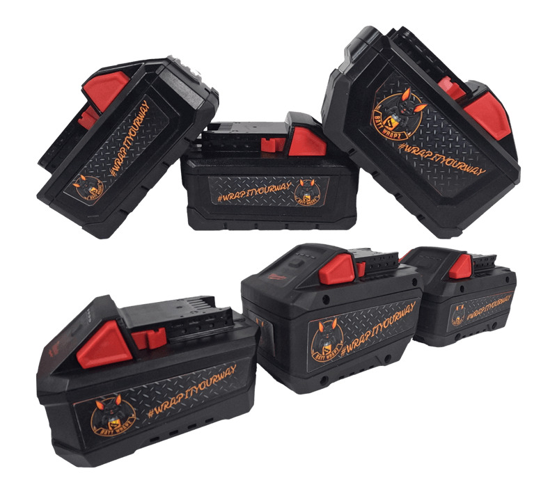 Battery stickers