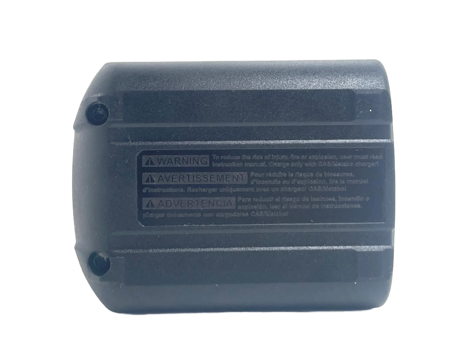 metabo 12 volt 2 amp battery sticker bottom 6000795002