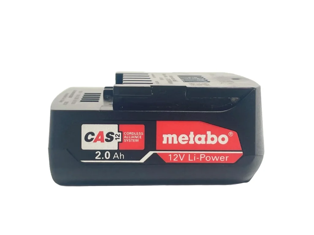 metabo 12 volt 2 amp battery sticker side 2 6000795002