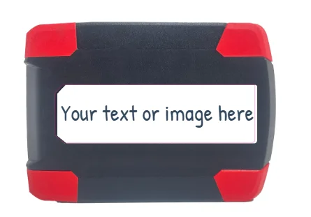 Metabo 18 volt 2 amp battery sticker add name here bottom